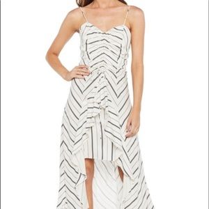Bardot Winona stripe ruffle sundress